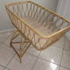 Baby vintage rattan bed