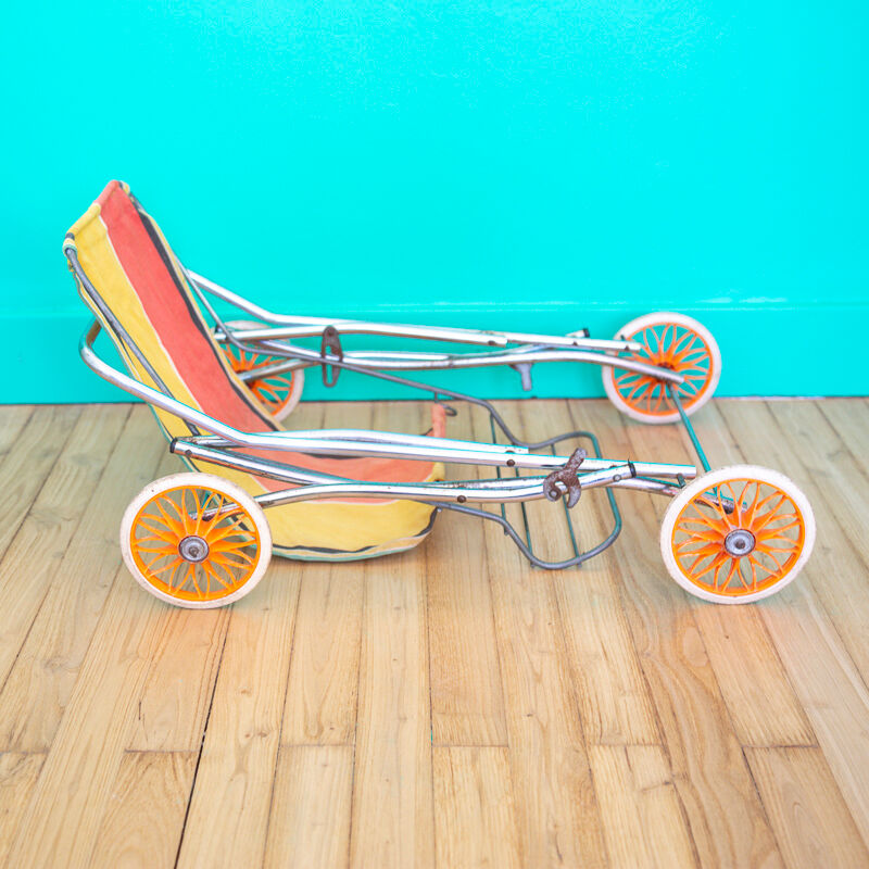 Poussette de poupée vintage années 50/60