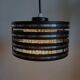 Lampe à suspension design vintage, Hillebrand, vermoedelijk jaren 80
