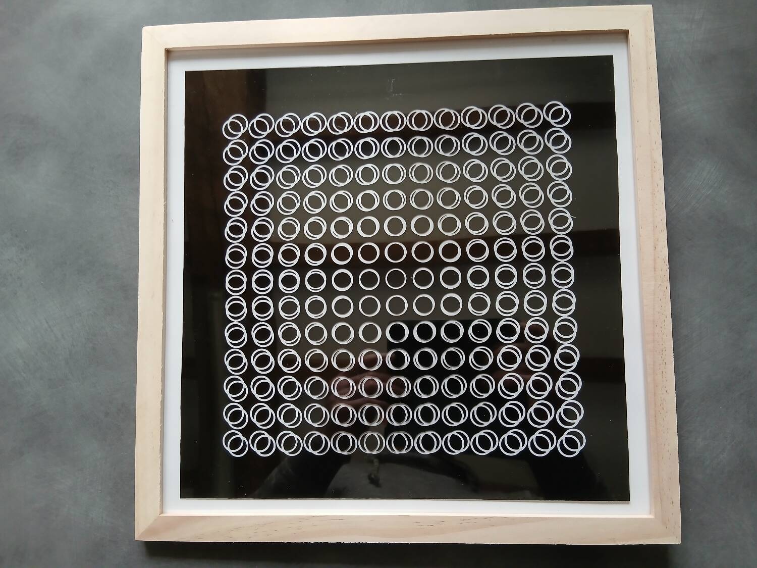 Victor Vasarely Kinetic Serigraph Deep V6