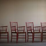 Bjørn Wiinblad, set of 4 chairs, Nässjö Stolefabrik, Mid-Century Scandinavian, 1950s