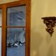 19th century wall console in gilded carved wood