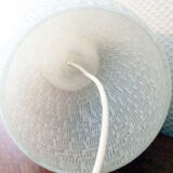 Opaline hanging white vintage, 1960