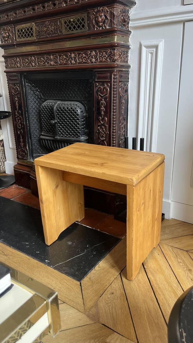 Pair of stools or bedside tables by Charlotte Perriand.