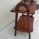 Vintage wooden side table servant from the 1950s.