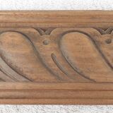 Fronton en bois ancien
