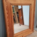 Rectangular mirror pitchpin frame