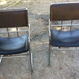 Pair of armchairs by Guido Faleschini