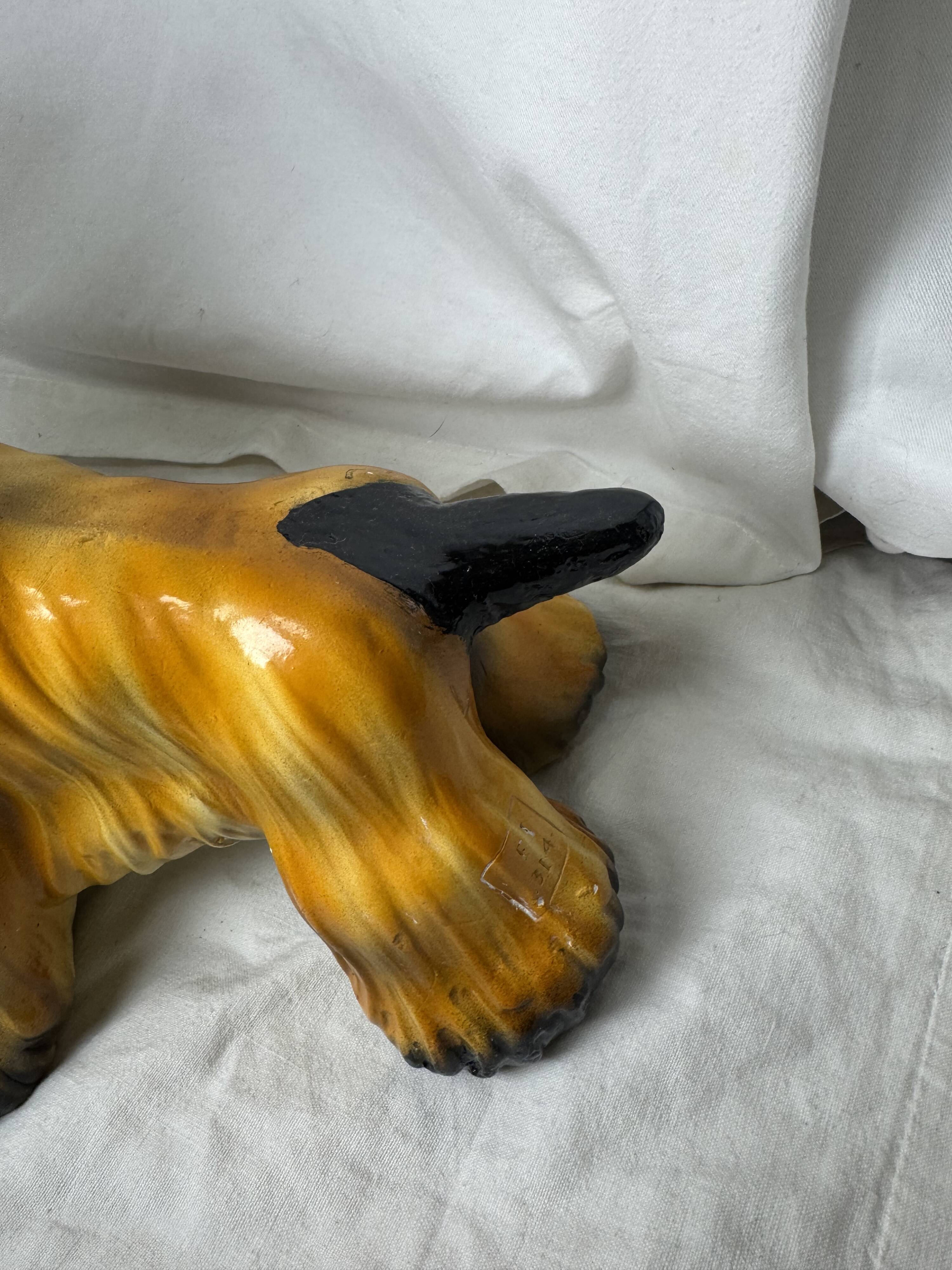 Ceramic dog, cocker
