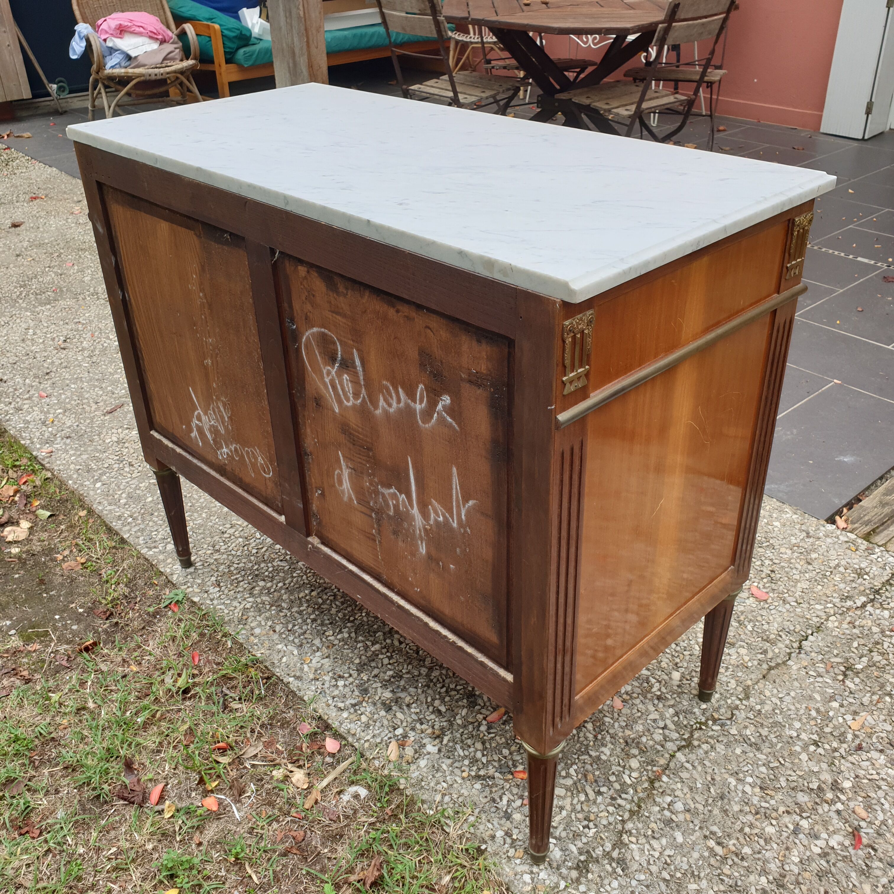 Louis XVI style chest of drawers in the 60s