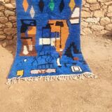 Moroccan rug in natural wool 3x2 m