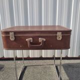 Brown vintage suitcase