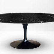 Original knoll tulip dining table 244x137 nero marquina like new!! saarinen