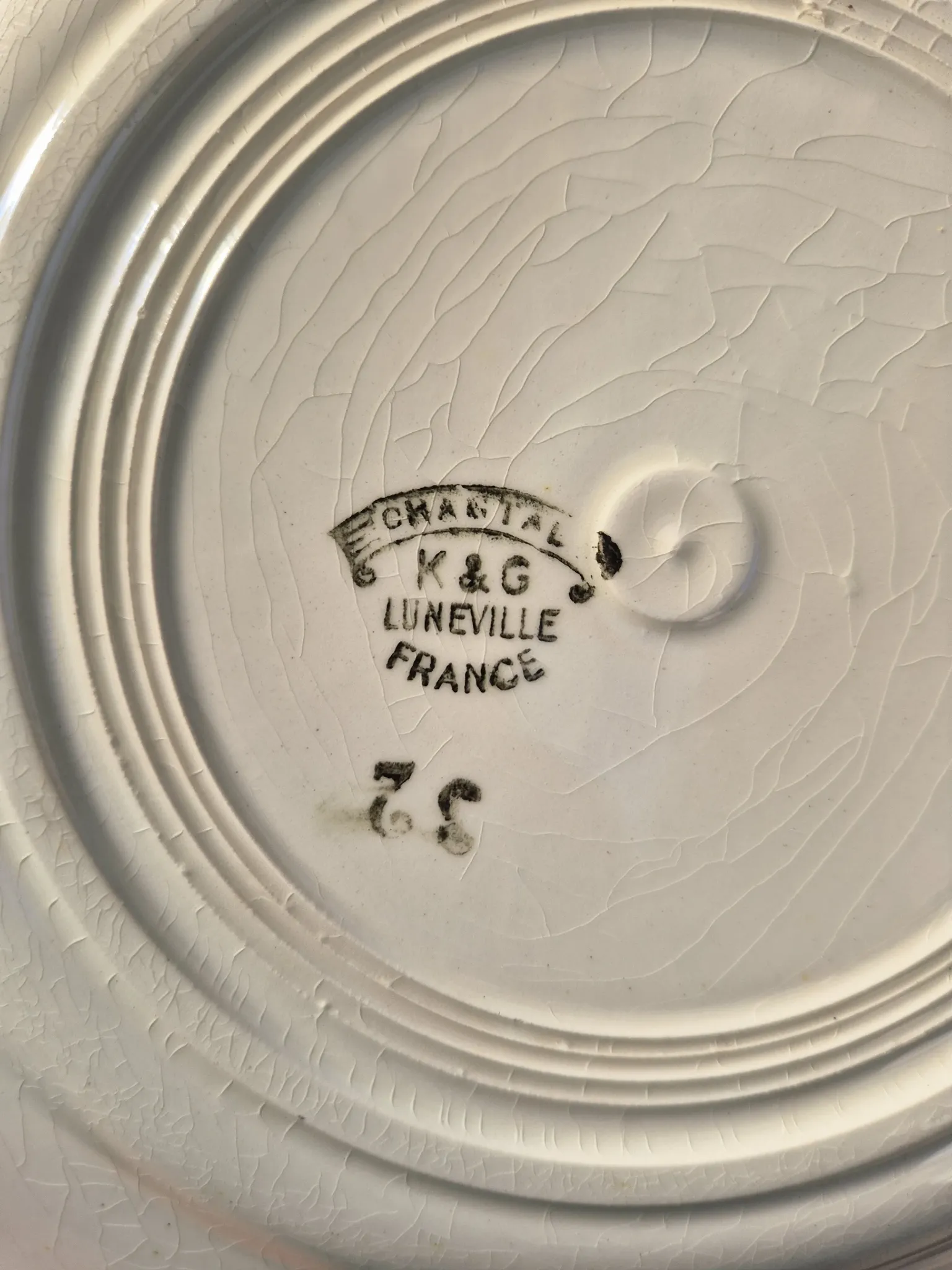 Vintage Luneville plates