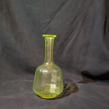 Old carafe yellow uralin