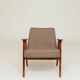 Vintage Longue chair chocolate brun design by Chierowski 366