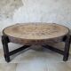 Table palissandre et céramique dite Hérbier par Roger Capron 1960 70
