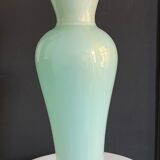Murano - turquoise lined glass vase