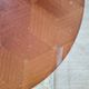 Vintage tripod side table, marquetry diamond-pattern top.