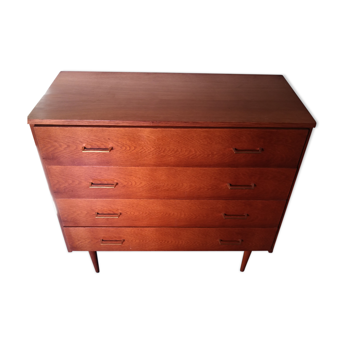Commode vintage pieds compas