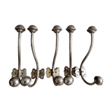 Set of 5 metal wall hooks