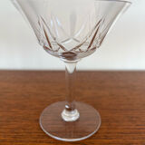 6 Crystal Champagne Coupes Saint-Louis Model Lasalle