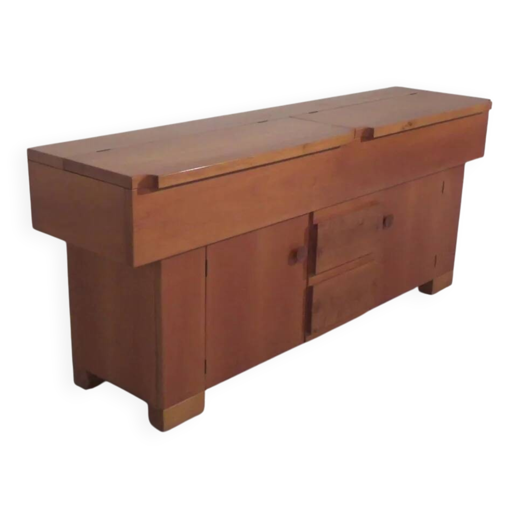 Torbecchia sideboard in walnut by Giovanni Michelucci for Poltronova, 1964