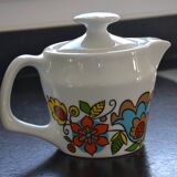 Vintage seventies colorful teapot