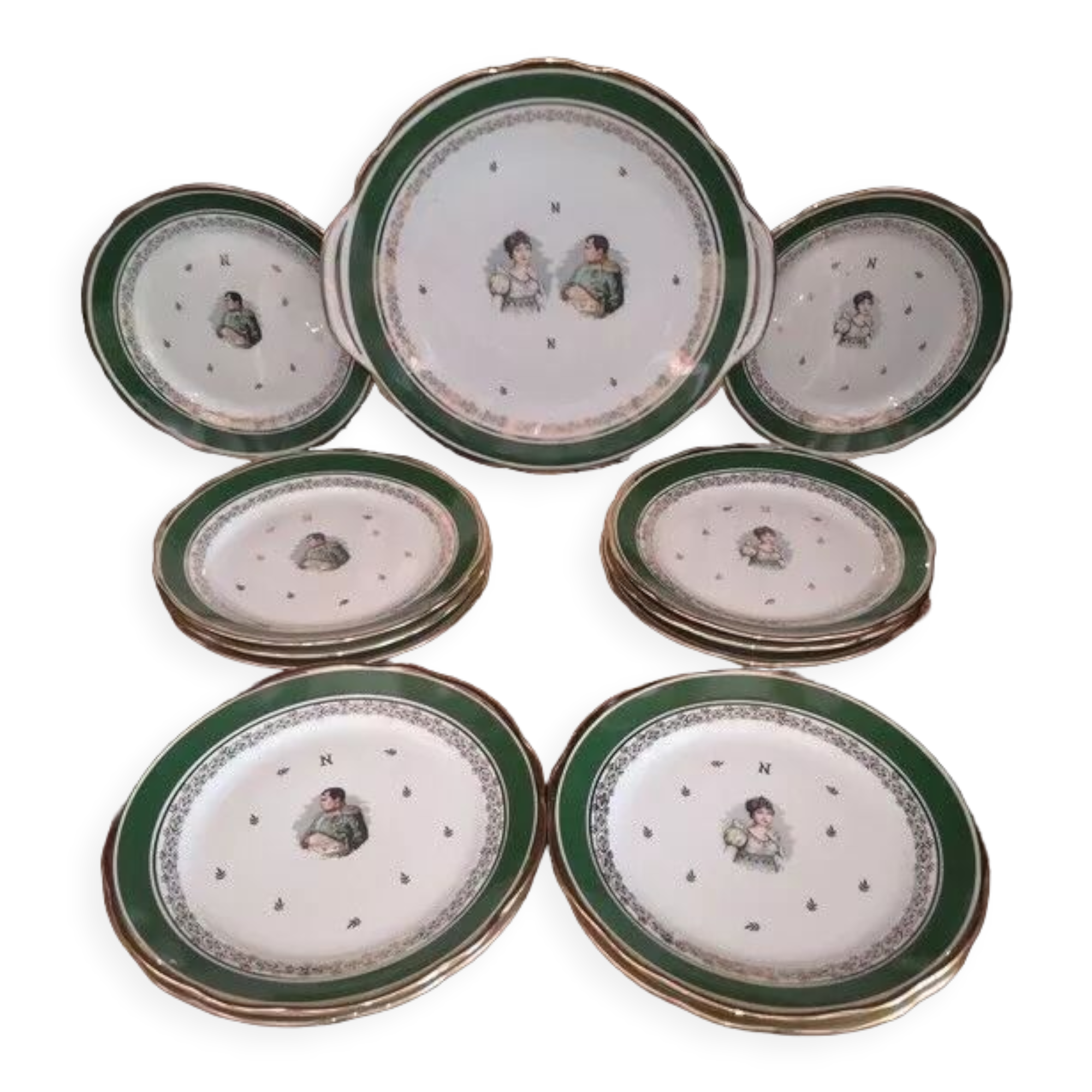 Limoges porcelain dessert service