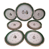 Limoges porcelain dessert service