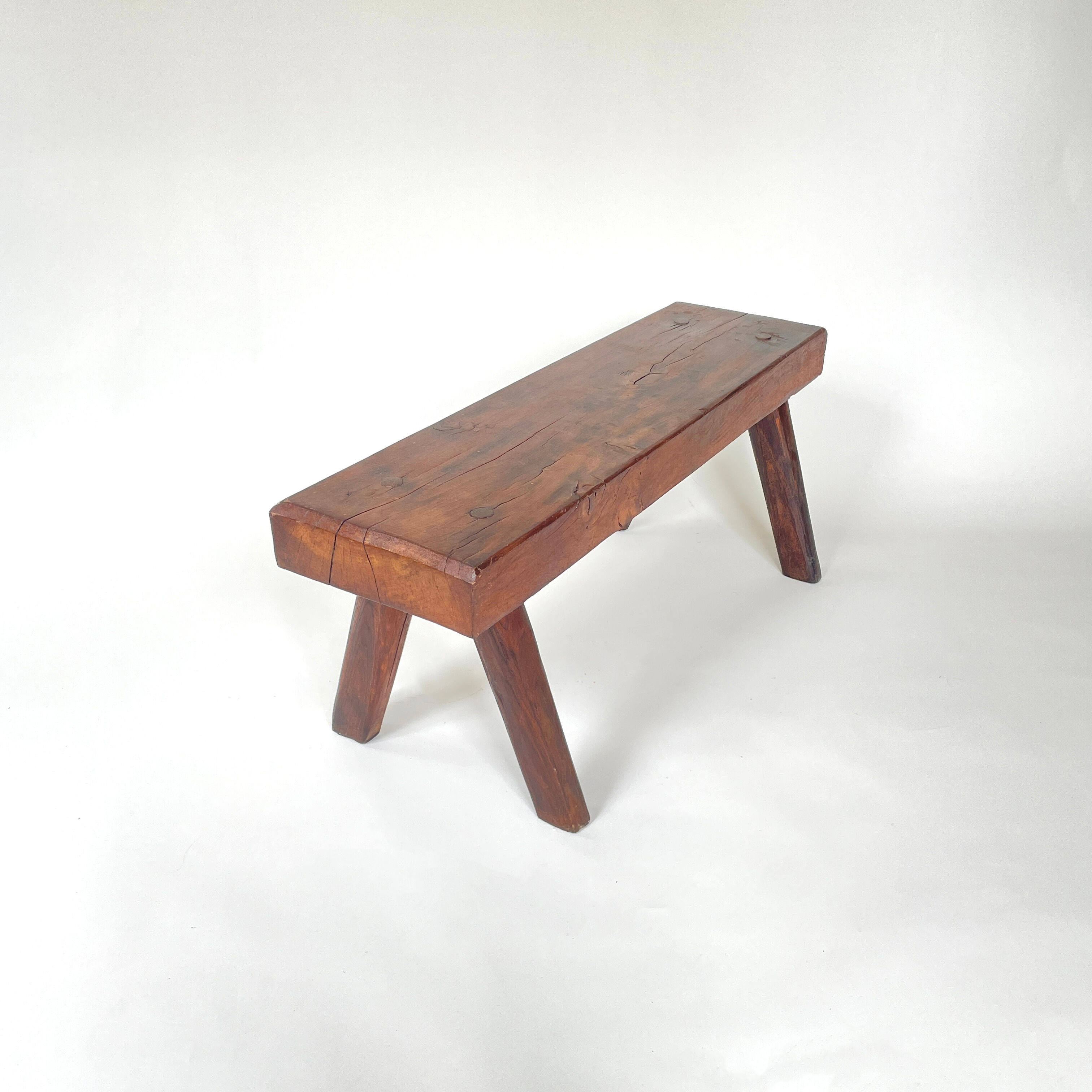 Vintage brutalist bench, 1960