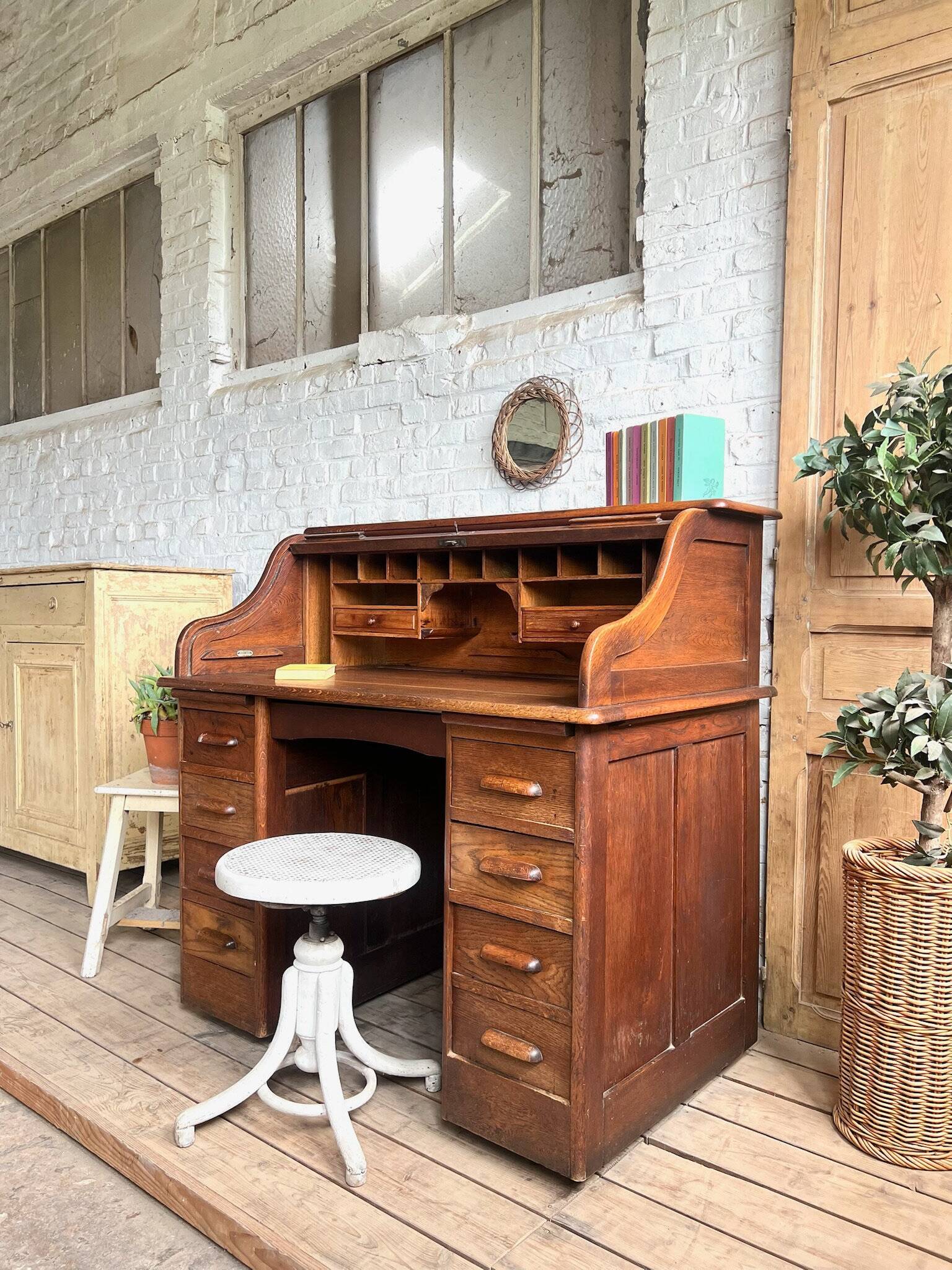Old "American" desk Bouchery-Grenier