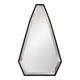 Pentagonal mirror with a black metal frame