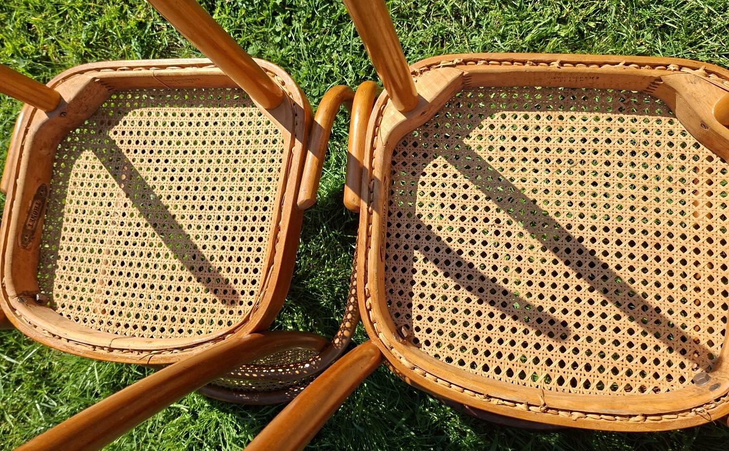 Lot de 4 fauteuils Prague 811 de Thonet