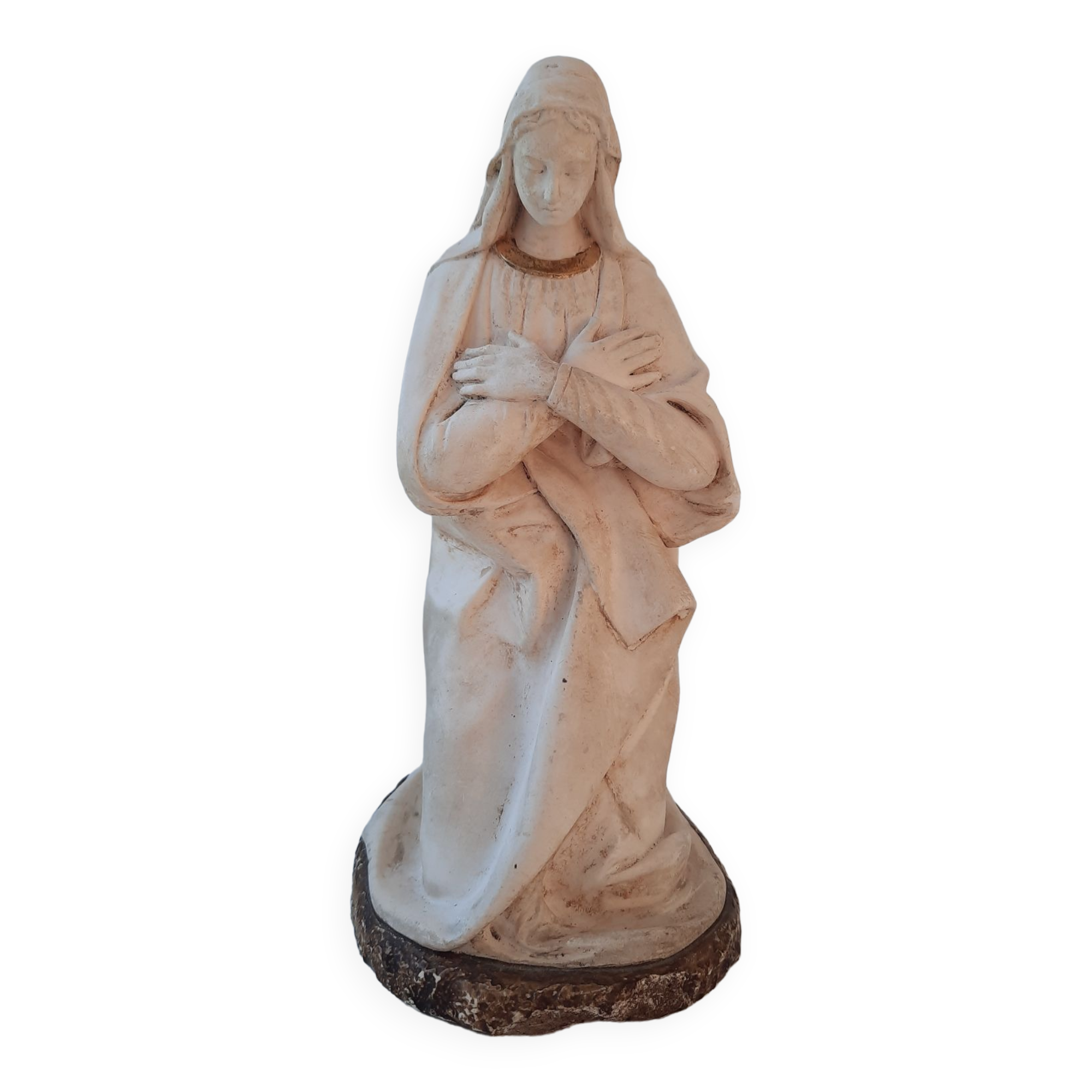 Virgin in plaster