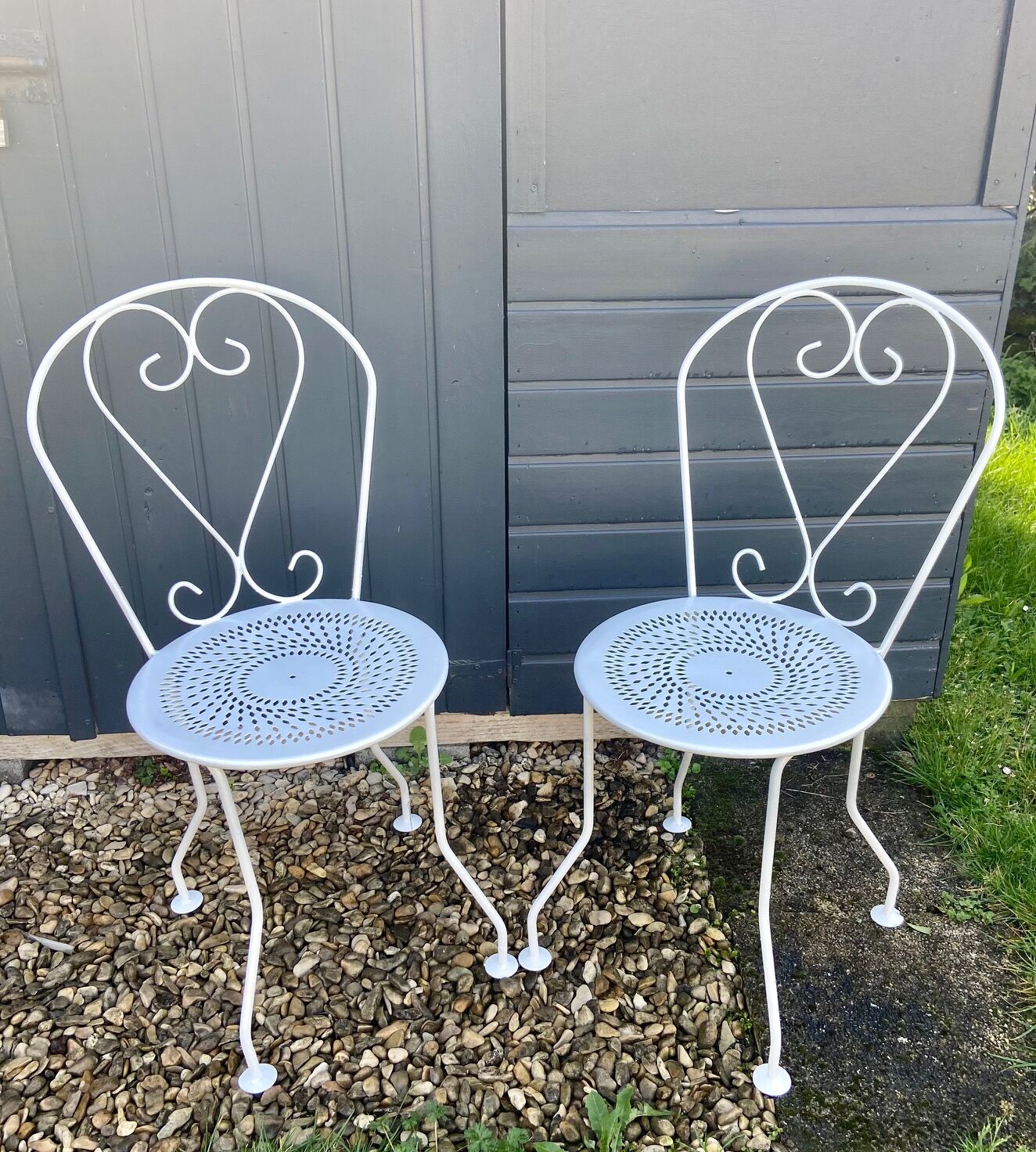 Wrought iron chairs