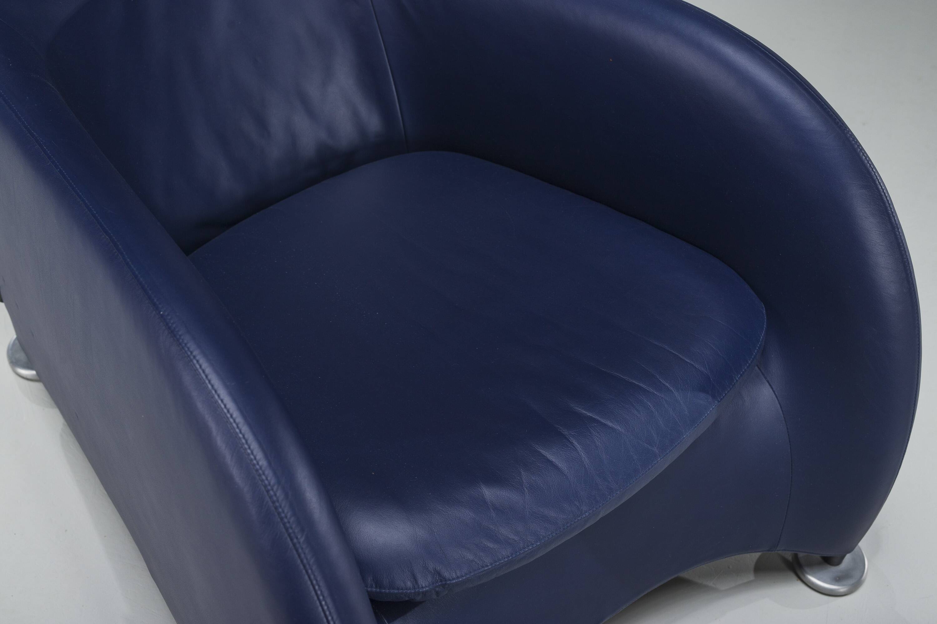 Set of Loge Lounge Chair & Ottoman by Gerard Van Den Berg for Montis, 1990s