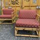 Vintage rattan armchair