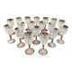 18 Saint Louis crystal white wine glasses “Florence model” -340001