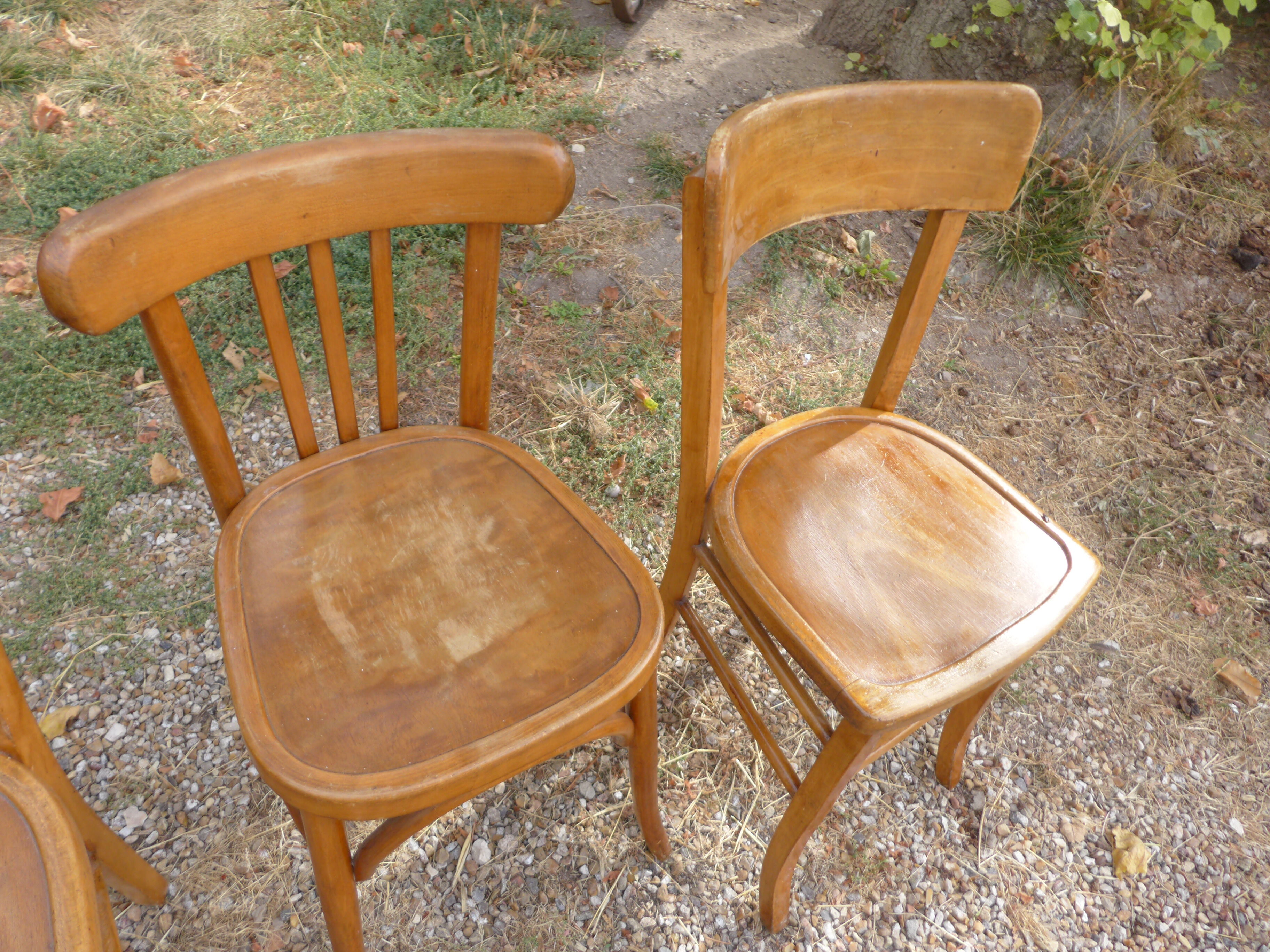 Set de 4 chaises Luterma dépareillées