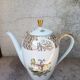 Vintage Teapot / Coffee Pot in Bavaria Porcelain - Bird Decor E