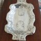 Antique silver metal dish
