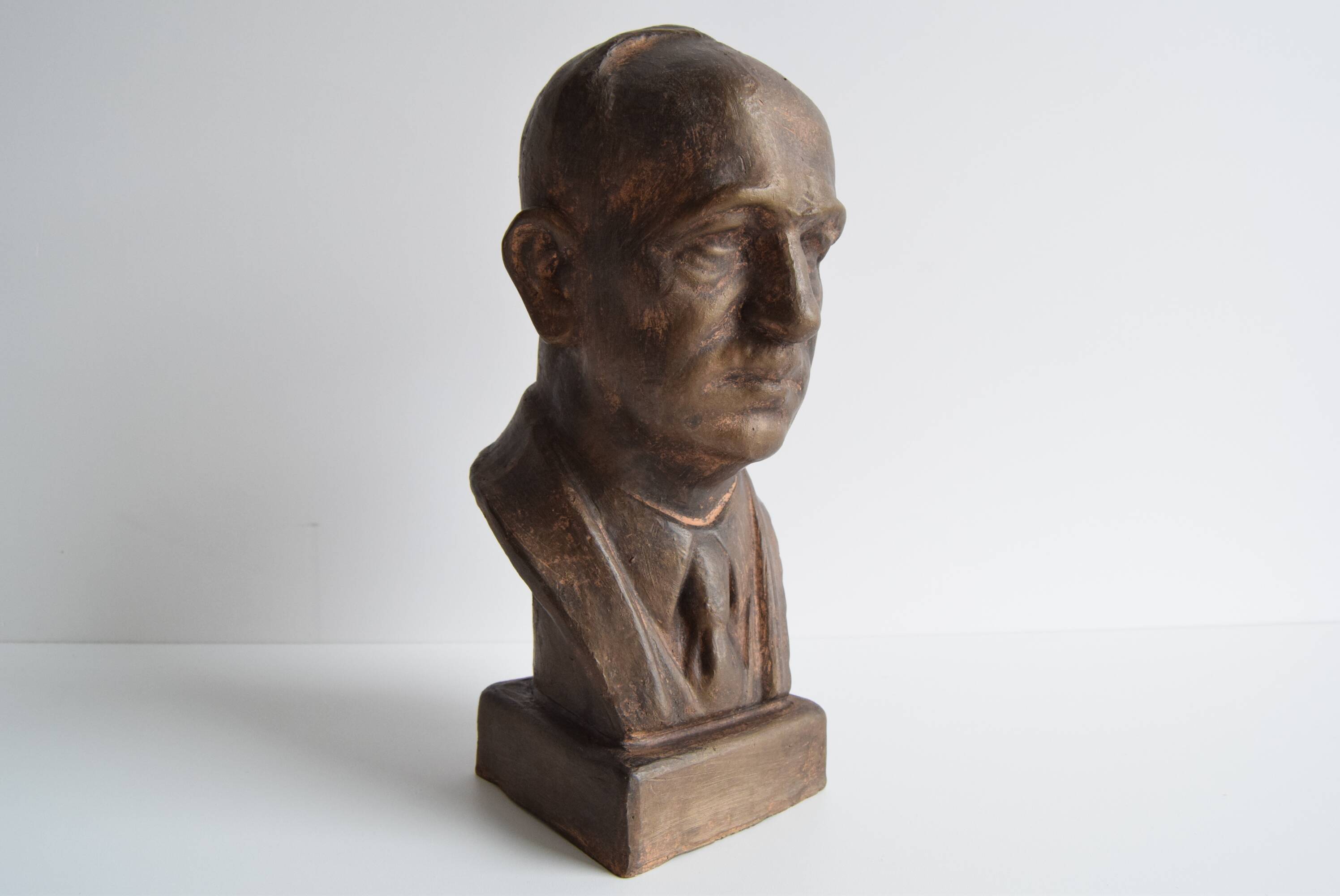 Doctor Edvard Beneš Ceramic Bust, circa 1950's
