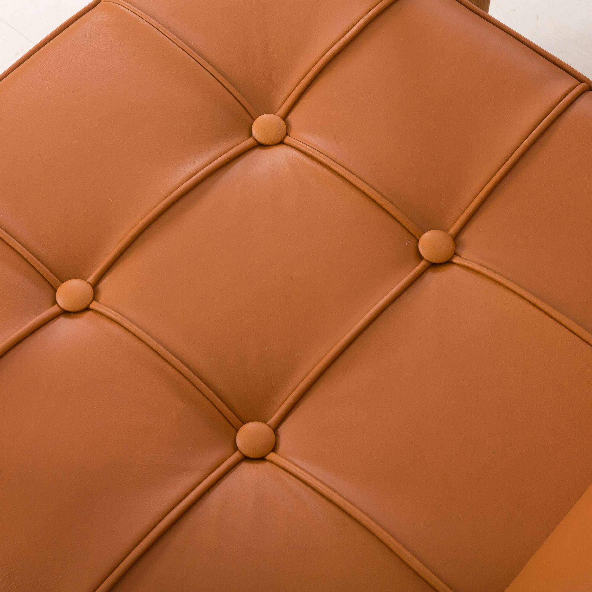 Rare Grete Jalk teak lounge chairs in aniline cognac leather for Cado