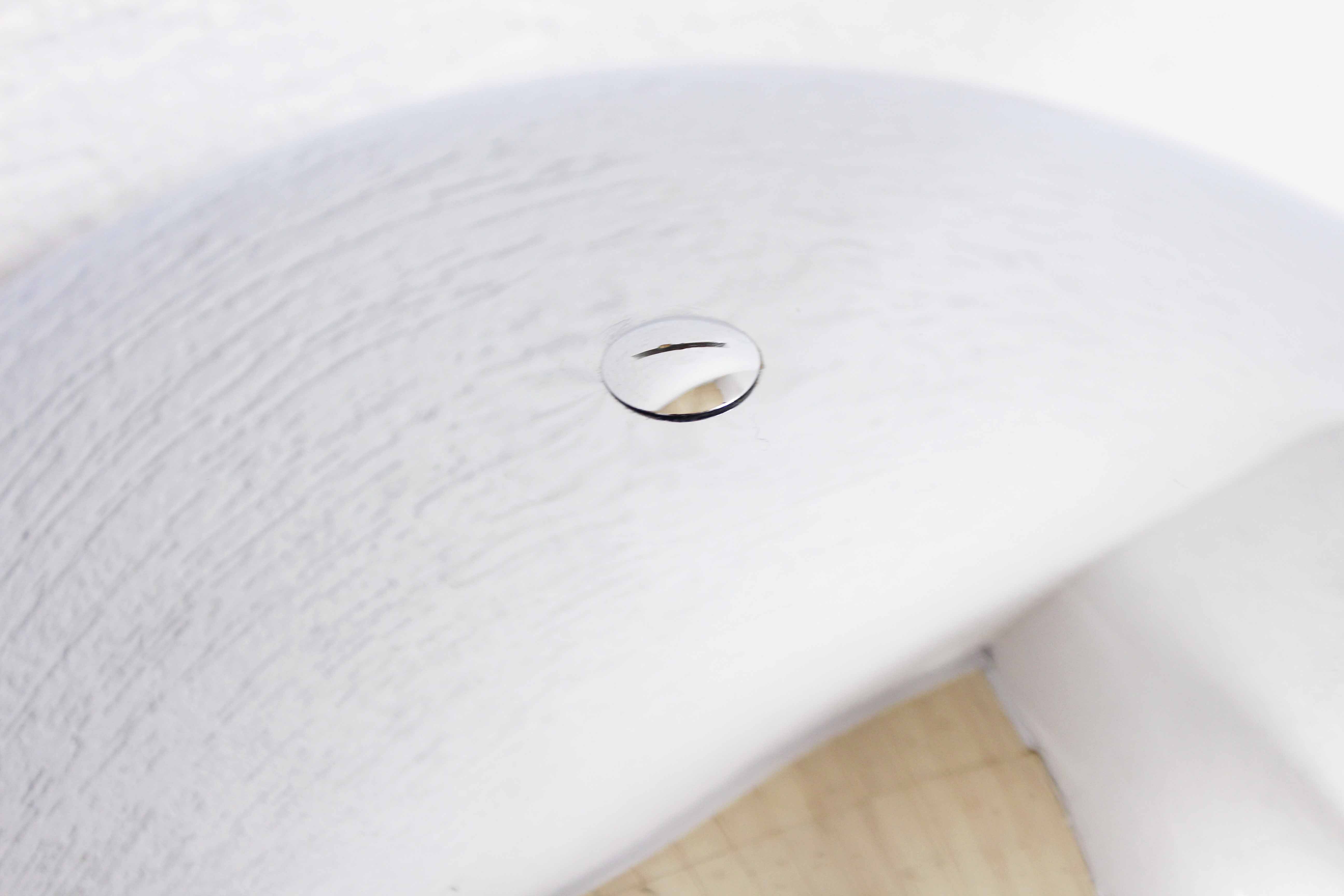 Lampe champignon en métal chromé