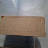 Silkscreen on brushed aluminium from the 1970s.