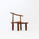 Traditional African hand-carved 'Baoulé' chair, 1920s