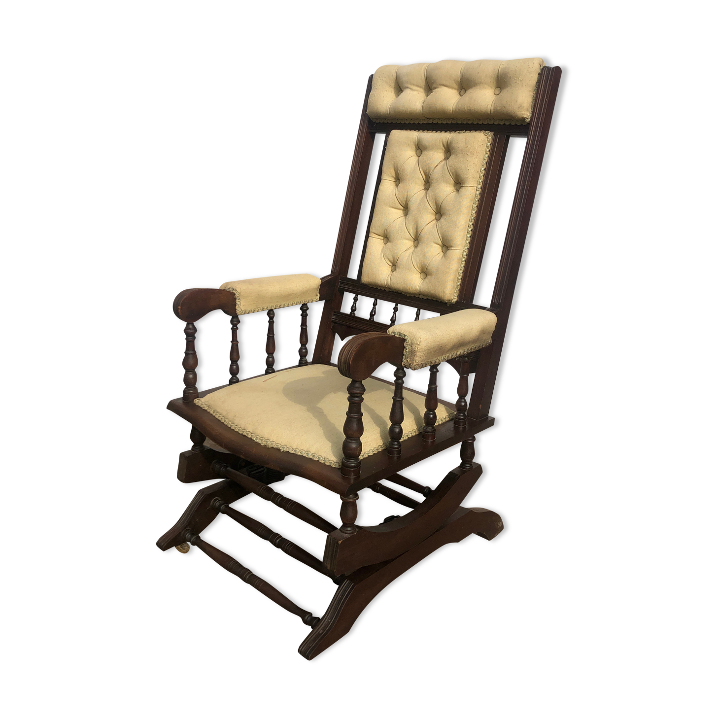 Early Twentieth Century Victorian Rocking Chair