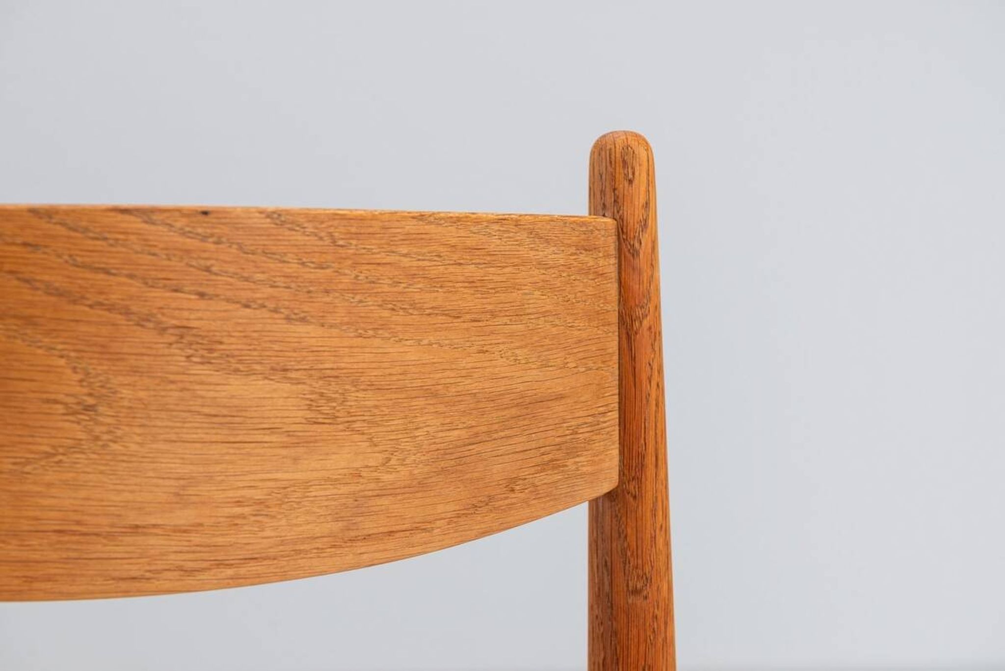 Hans Wegner model CH36 dining chairs in oak Carl Hansen & Son Denmark 1970