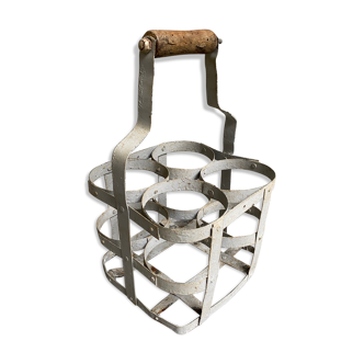 Zinc bottle basket